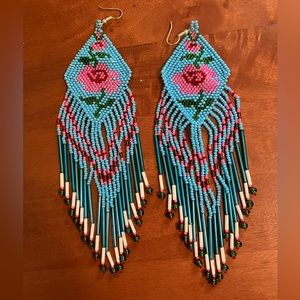Handmade Seed Bead Earrings